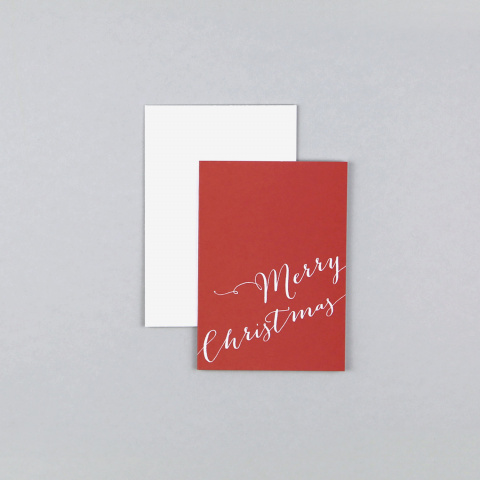 Amy Merry // Weihnachtskarte in A7