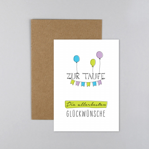 Lea // Taufkarte