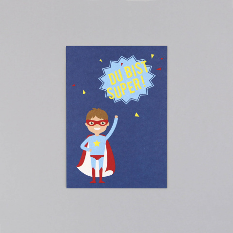 Clark Superman // Postkarte