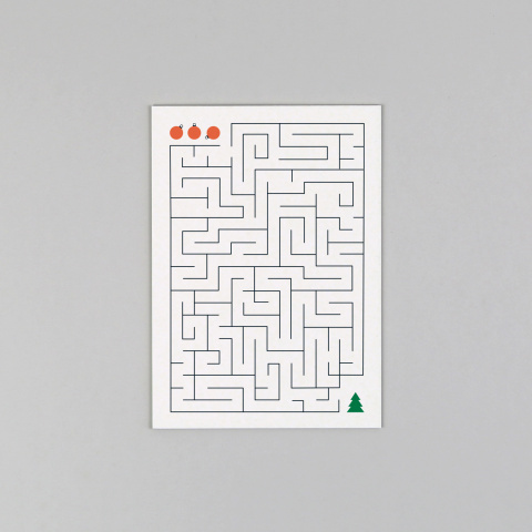 Ted Labyrinth // Postkarte
