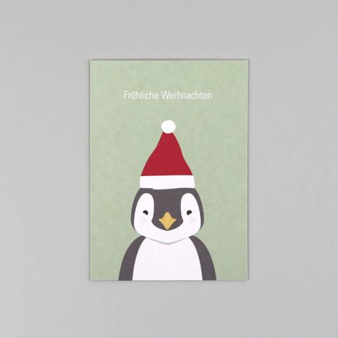 Gitte Pinguin // Postkarte