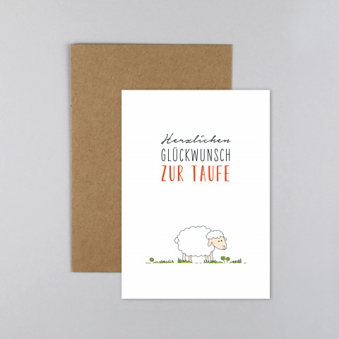 Mattes // Taufkarte