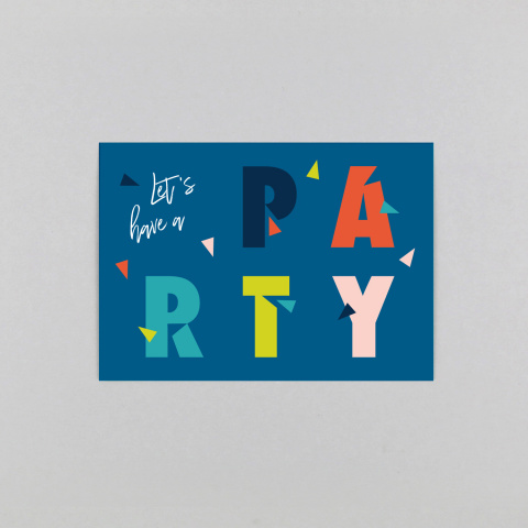 Glad Party // Postkarte