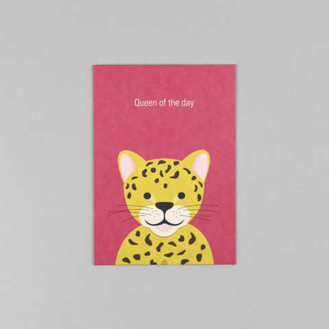 Gitte Leopard // Postkarte