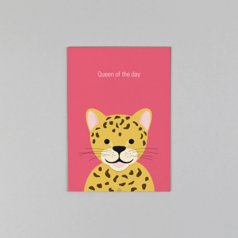 Gitte Leopard // Postkarte