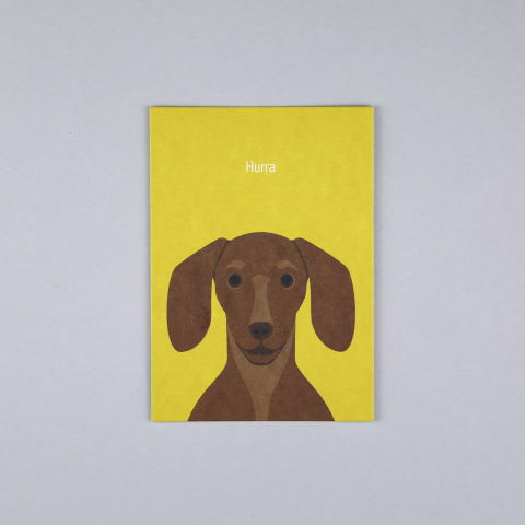 Gitte Dackel  // Postkarte