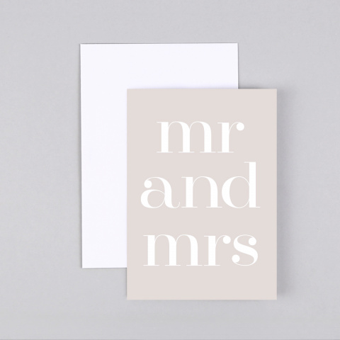 Sally Mr. & Mrs. // Glückwunschkarte